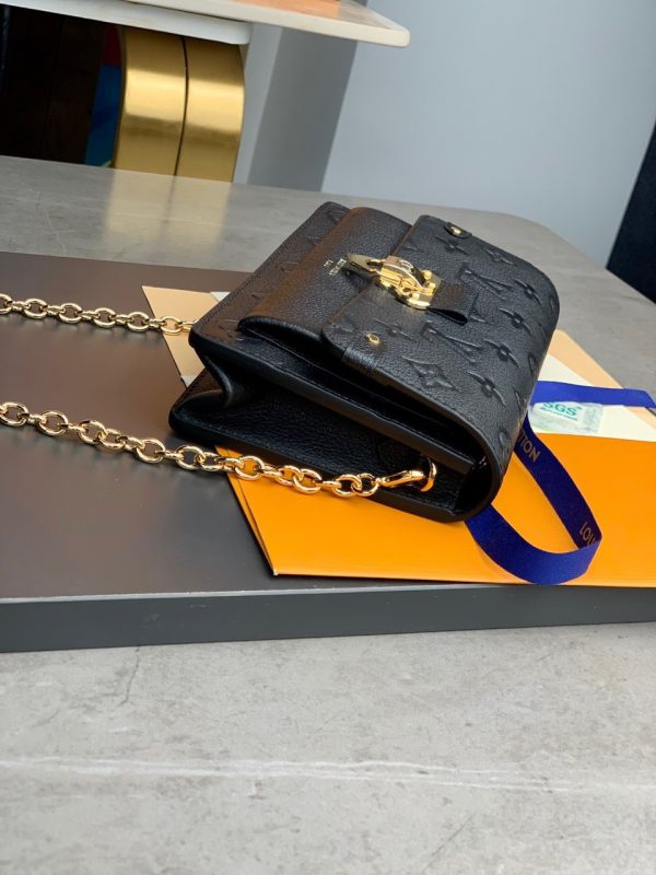 Louis Vuitton Vavin Chain Monogram Wallet Black Replica Bags Size 19cm (2)
