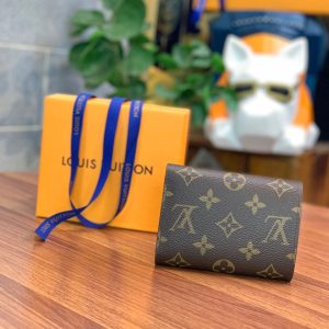 Louis Vuitton Victorine Monogram Wallet Like Auth 12cm (2)