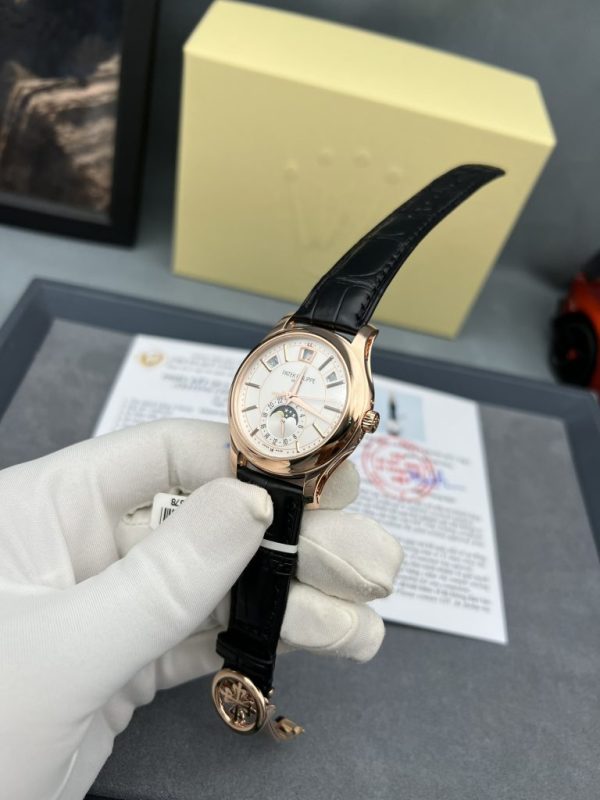 Patek Philippe 5205R Solid Rose Gold 18K Custom White Dial VVIP 40mm (2)