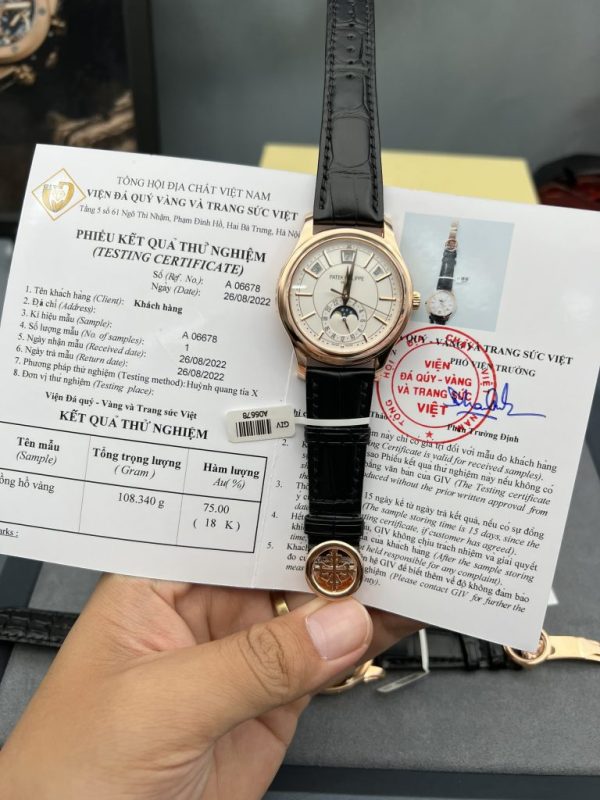 Patek Philippe 5205R Solid Rose Gold 18K Custom White Dial VVIP 40mm (2)