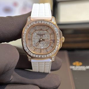 Patek Philippe Aquanaut 5062 Real Gold 18K Natural Diamonds Best Replica Watch 38 (4)