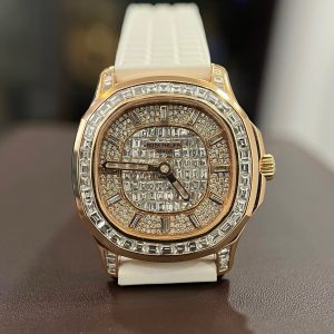 Patek Philippe Aquanaut 5062 Real Gold 18K Natural Diamonds Best Replica Watch 38 (4)