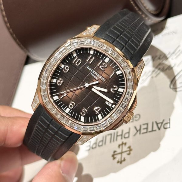 Patek Philippe Aquanaut 5167R 18K Solid Gold & Natural Diamond Watch (2)