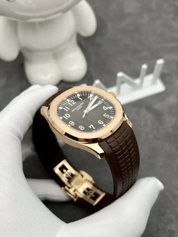 Patek Philippe Aquanaut 5167R 18K Solid Gold Replica Watches (3)