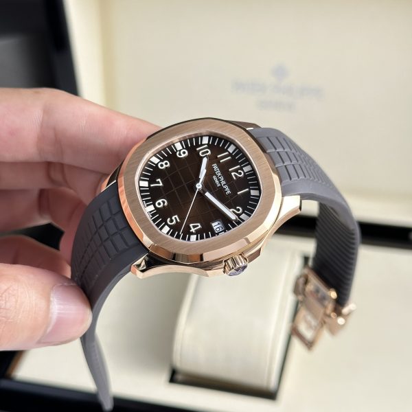 Patek Philippe Aquanaut 5167R Chocolate Dial Replica Watch 3K Factory (5)