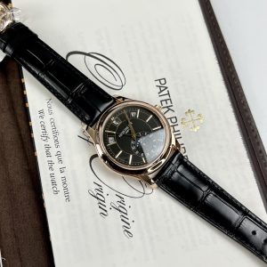 Patek Philippe Complications 5205R 18K Gold Wrapped Black Dial 40mm (9)