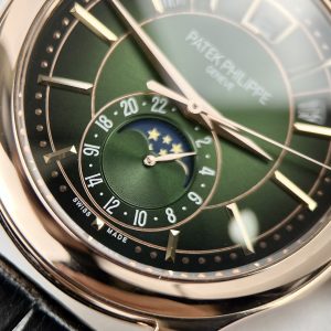Patek Philippe Complications 5205R 18K Gold Wrapped Green Dial 40mm (9)
