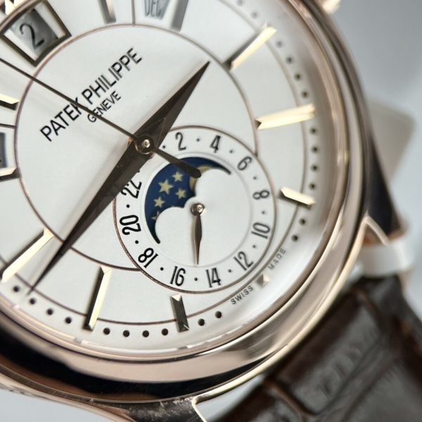Patek Philippe Complications 5205R Gold Wrapped Brown Leather Strap 40mm (2)