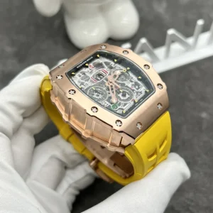 Richard Mille RM11 18K Solid Gold Watch Replica Watch VVIP (1)