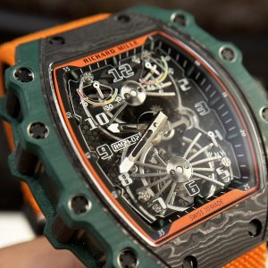Richard Mille RM21-02 Tourbillon Aerodyne Green TPT Watch RM Factory 43mm (10)