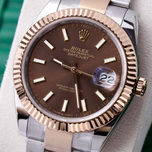 Rolex Chế Tác DateJust 126331 Oyster Strap Chocolate Dial Clean Factory 41mm (2)