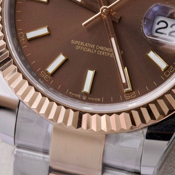 Rolex Chế Tác DateJust 126331 Oyster Strap Chocolate Dial Clean Factory 41mm (2)