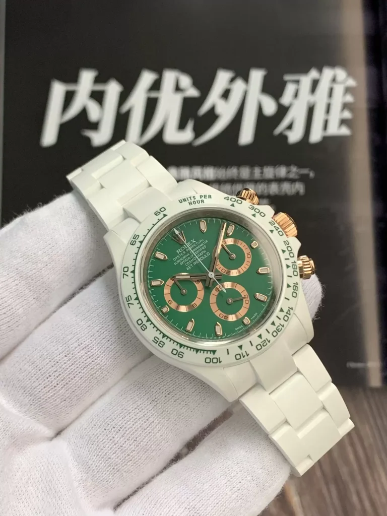 Rolex Cosmograph Daytona AET Green Dial Replica Watches 40mm (1)