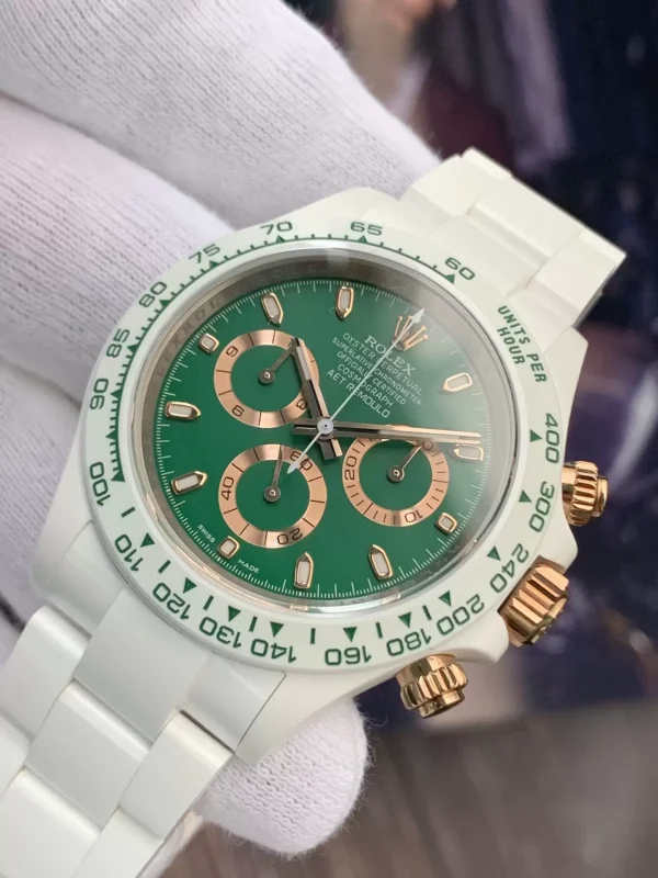 Rolex Cosmograph Daytona AET Green Dial Replica Watches 40mm (1)