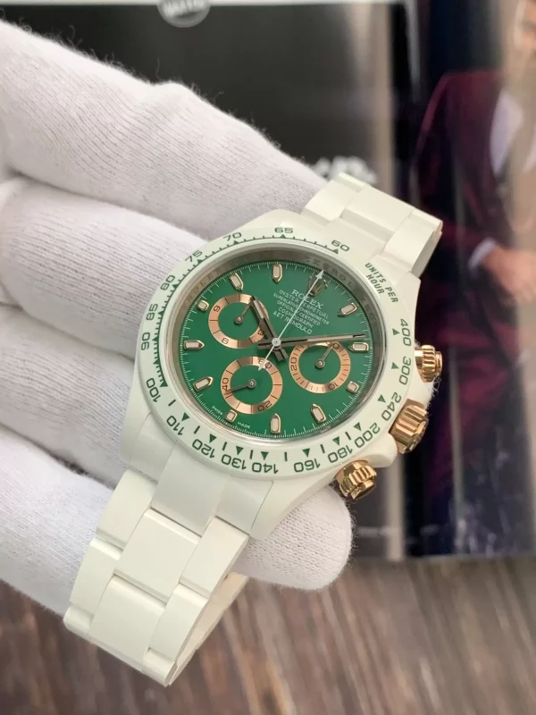 Rolex Cosmograph Daytona AET Green Dial Replica Watches 40mm (1)