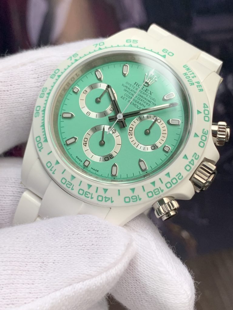 Rolex Cosmograph Daytona AET White Ceramic Replica Watches 40mm (5)