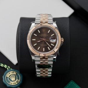 Rolex DateJust 126331 Replica Watches Chocolate Dial Clean Factory (1)