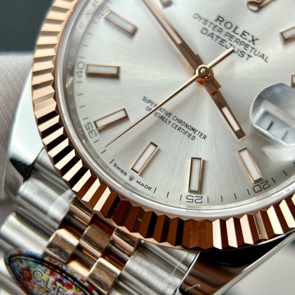 Rolex DateJust 126331 Replica Watches Clean Factory Sliver Dial 41mm (2)