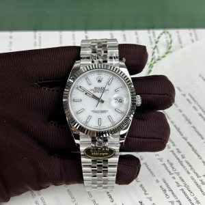 Rolex DateJust 126334 White Dial Replica Watch Clean Factory 41mm (1)
