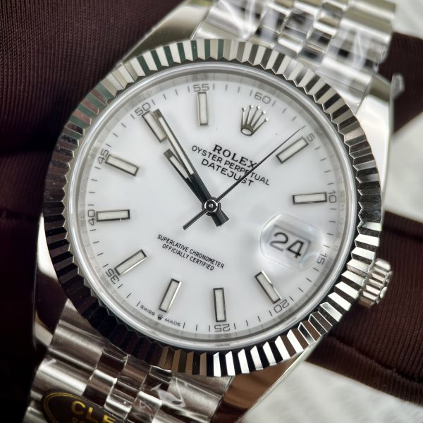 Rolex DateJust 126334 White Dial Replica Watch Clean Factory 41mm (1)