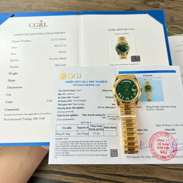 Rolex Day-Date 18K Gold Replica Watch GM Factory V3 176 Grams 40mm (1)