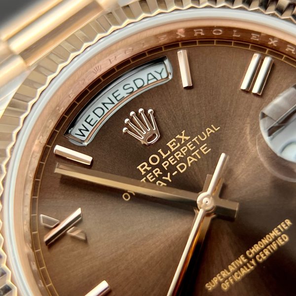 Rolex Day-Date Gold Wrapped Chocolate Dial 176 Grams GM Factory (10)