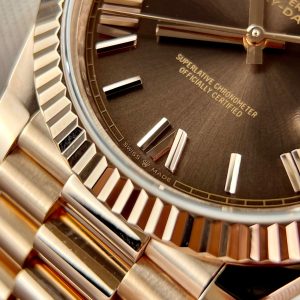 Rolex Day-Date Gold Wrapped Chocolate Dial 176 Grams GM Factory (10)