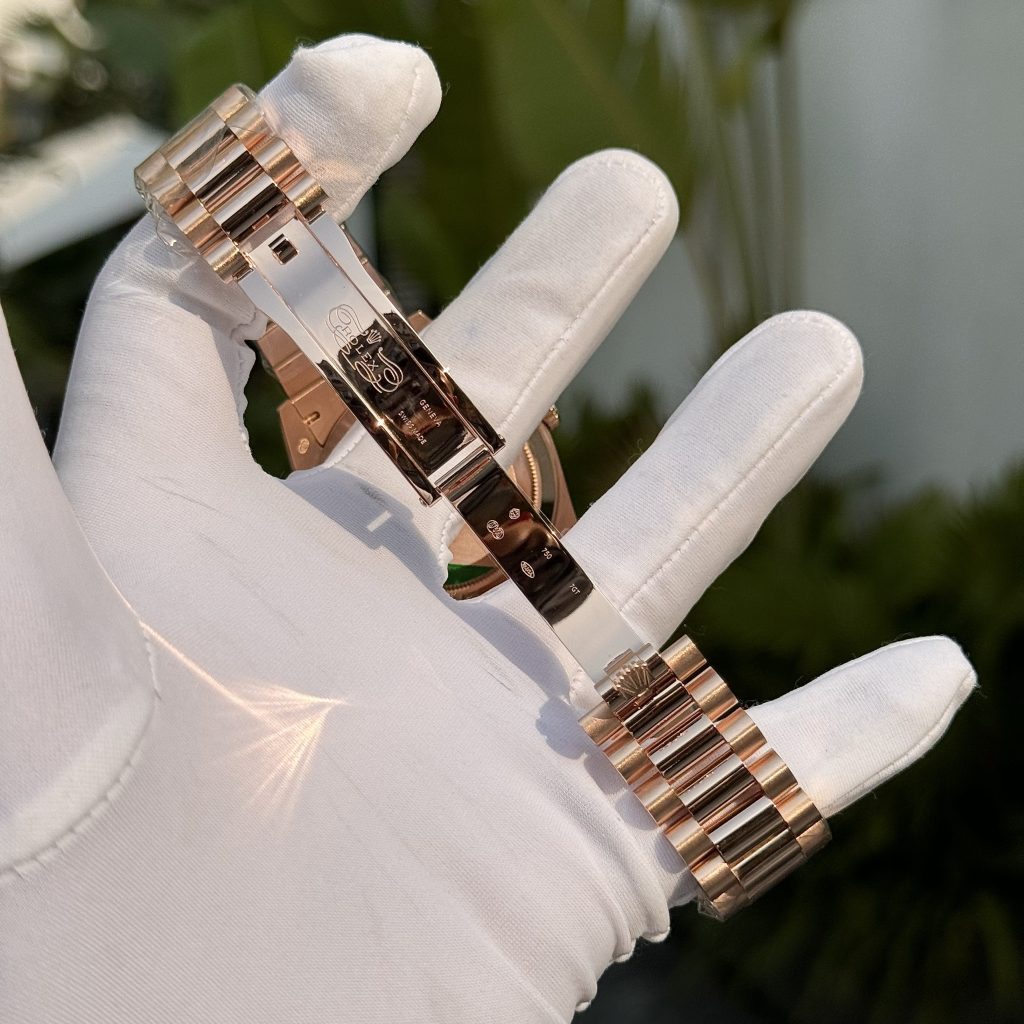 Rolex Day-Date Gold Wrapped Custom Moissanite Diamonds 176 Grams 40mm (4)
