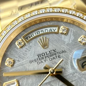 Rolex Day-Date Replica Watches Meteorite Dial RA Factory 36mm (1)
