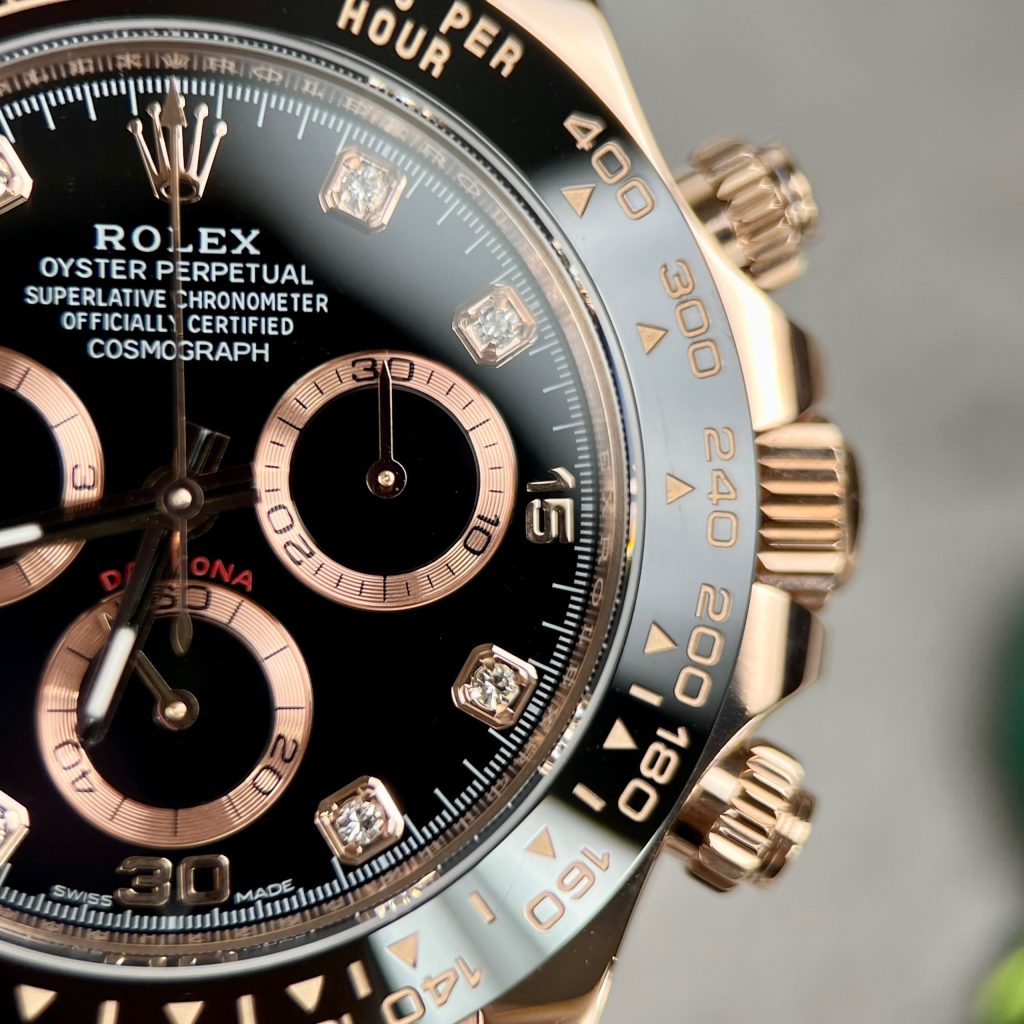 Rolex Daytona 116515LN 18K Gold Wrapped Replica Watch BT Factory 40mm (10)