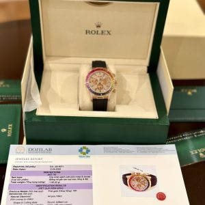 Rolex Daytona 116595RBOWDP Natural Diamond & Ruby Solid Gold Watch (4)