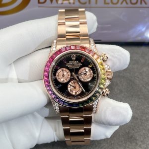 Rolex Daytona M116595RBOWDP 18K Solid Gold and Gemstones Customs (1)