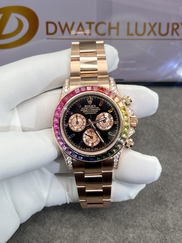 Rolex Daytona M116595RBOWDP 18K Solid Gold and Gemstones Customs (1)