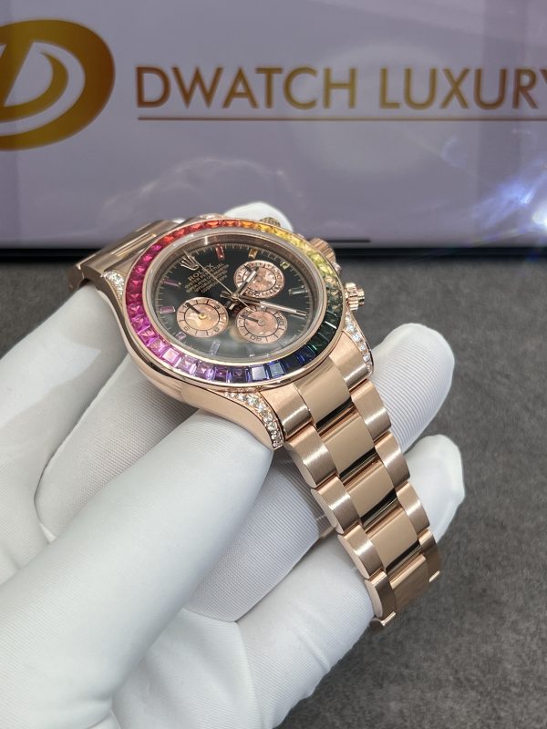 Rolex Daytona M116595RBOWDP 18K Solid Gold and Gemstones Customs (1)