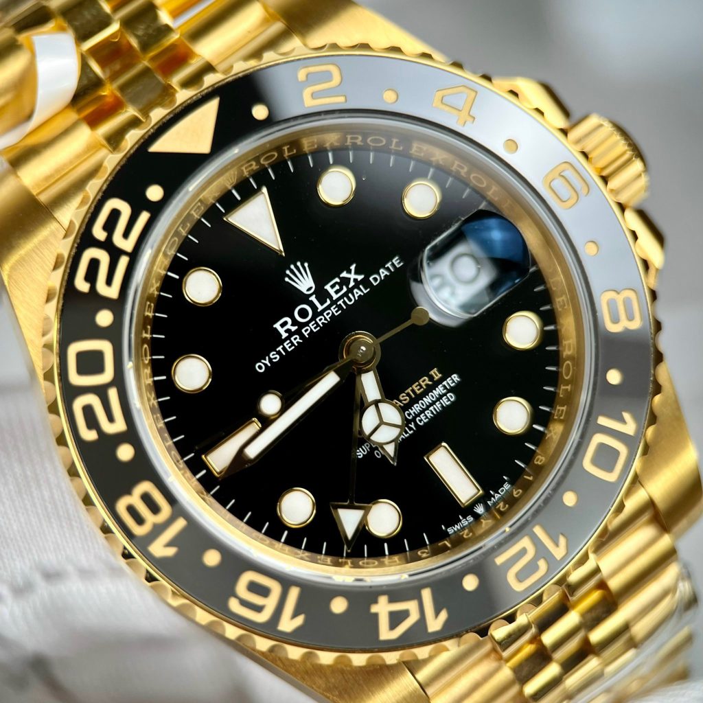 Rolex GMT-Master II 126718GRNR 18K Gold Wrapped Best Replica 40mm (2)