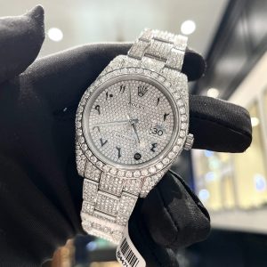 Rolex Iced Out Moissanite Datejust 126334 Best Replica Watch 41mm (4)