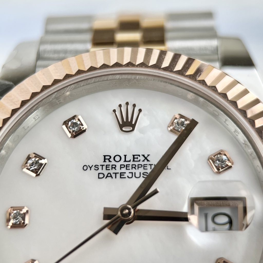 Rolex Replica Watch Gold Wrapped MOP Dial GM Factory 41mm (11)