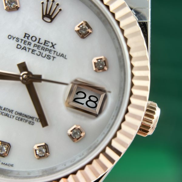 Rolex Replica Watch Gold Wrapped MOP Dial GM Factory 41mm (6)