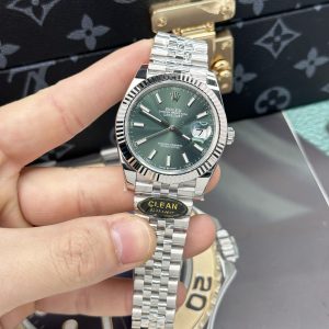 Rolex Replica Watches DateJust 126334 Green Dial Clean Factory 41mm (2)