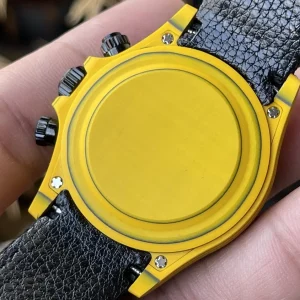 Rolex Replica Watches Daytona Yellow Carbon DIW Factory 40mm (11)