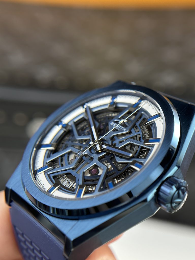 Zenith Defy Classic Replica Watches Skeleton Blue Dial LF Factory 41mm (10)