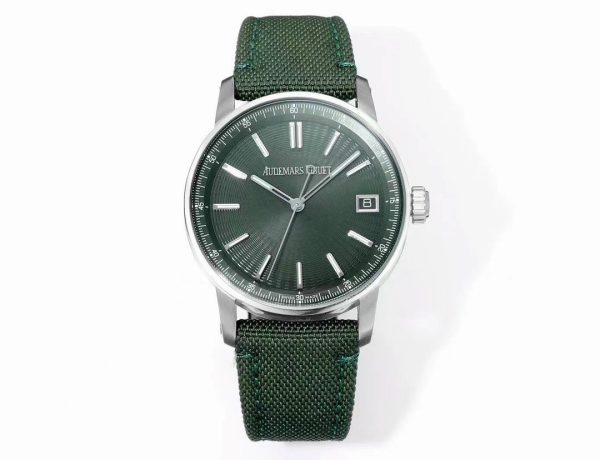 Audemars Piguet 15210ST Best Replica Watches Green Color 41mm (2)