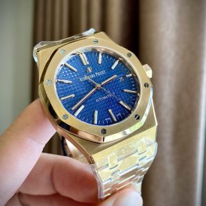 Audemars Piguet Royal Oak 15400OR Replica Watch Blue Dial APS Factory (1)