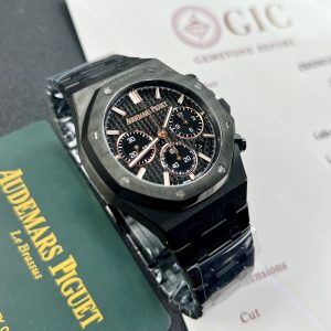 Audemars Piguet Royal Oak Chronograph 26240CE Black Ceramic Replica Watch 41mm (9)