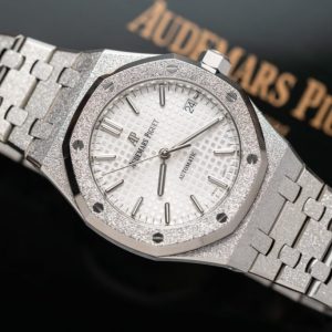 Audemars-Piguet Royal Oak Frosted Gold 15454BC Replica Watches 37mm (8)
