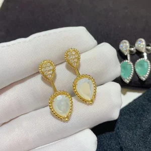 Bouchrone Womens Earrings Custom Diamond 18K Gold (2)