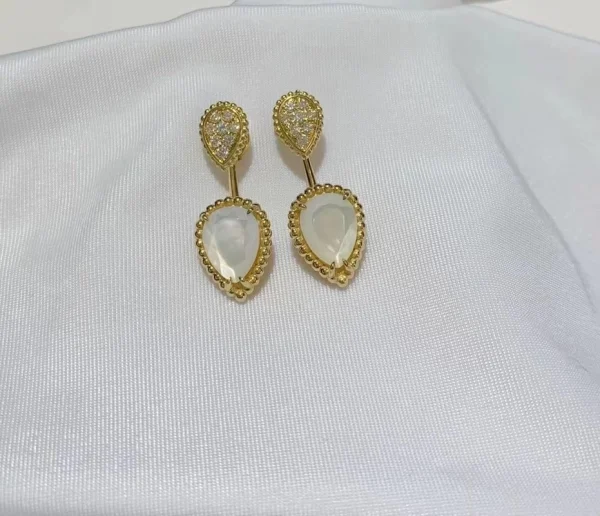 Bouchrone Womens Earrings Custom Diamond 18K Gold (2)