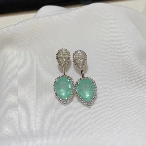 Bouchrone Womens Earrings Diamond 18K Gold Custom (2)