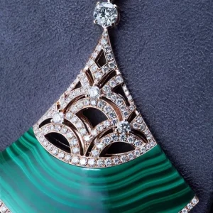 Bvlgari Divas’ Dream Necklace Custom 18K White Gold Diamond (2)