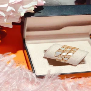 Bvlgari Sepremti Bracelet Custom Mother Of Pearl Diamond 18K Rose Gold (2)